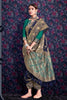 Navy Blue Leheriya zari Weaving Soft Silk Saree With Heavy Pallu