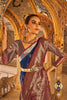 Stylish Blue Colour Tissue Silk With Fancy Tassels Saree