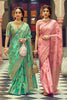 Green Soft Tusser Weaving Saree