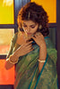 Pear Green Soft Tusser Weaving Saree