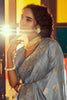 Grey Soft Tusser Weaving Saree
