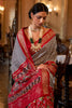 Multi Colour Patola Silk Saree With Dimond Work