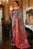 Multi Colour Patola Silk Saree With Dimond Work