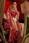 Maroon Smoothy Patola Silk With Designer Work on Border