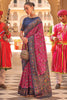 Pink Paithani Silk Saree With Designer Blouse