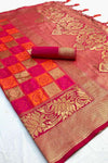Wedding Affair Pink Kanjivaram Silk Saree