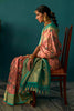 Fascinating Peach Tusser Silk Saree With Designer Blouse