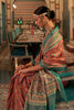 Orange Smooth Patola Silk Saree With Zari Weaving