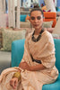 Cream Colour Satin Silk Saree With Zari Weaving Work