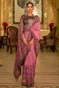 Magenta Colour Patola Silk Saree With Weaving Work