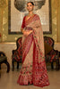 Beige And Brown Colour Patola Silk Saree With Weaving Work