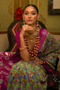 Pink And Mint Green Patola Silk Saree With Weaving Work