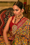 Multi Colour Patola Silk Saree With Weaving Work
