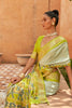 Lime Green Patola Silk Saree With Sparkal Work