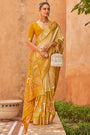 Yellow Colour Patola Silk Saree With Sparkal Work