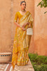 Yellow Colour Patola Silk Saree With Sparkal Work