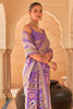 Light Purple Colour Patola Silk Saree With Sparkal Work