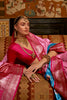 Silk Gala Patola Saree in Pink Colour