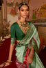 Silk Gala Patola Saree in Green Colour