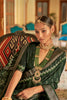Dark Green Smooth Patola Silk Saree With Weaving Work