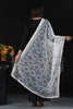 Stylish White Lakhnavi Work Net Dupatta
