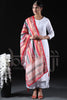 Muslin sequence Red Shade Digital Printed Dupatta