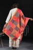 Orange color Muslin sequence Digital Printed Dupatta