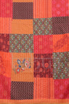 Orange color Muslin sequence Digital Printed Dupatta