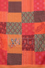 Orange color Muslin sequence Digital Printed Dupatta