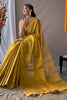 Mustard Yellow Original Tissue Silk Saree