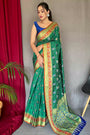 Sea Green Pure Kutchi Patola Silk Saree