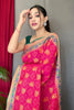 Blush Pink Colour Patola Silk Saree With Designer Blouse
