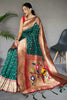 Green Pure Paithani Silk Saree