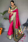 Pink Pure Paithani Silk Saree