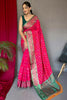 Pink Pure Patola Silk Saree