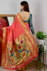 Peach Color Soft Silk Saree With Zari Weaving