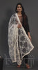 Stylish White Lakhnavi Work Net Dupatta
