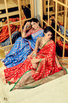 Sky Blue Pure Banarasi Saree With Rich Pallu Latest Designer With Blouse