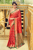 Red Bridal Wedding Banarasi Silk Saree