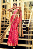 Pink Gold Zari Designer Banarasi Saree