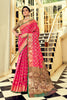 Pink Gold Zari Designer Banarasi Saree