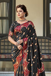 Black banarasi designer  saree