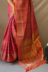 Magenta Pink Patola Saree